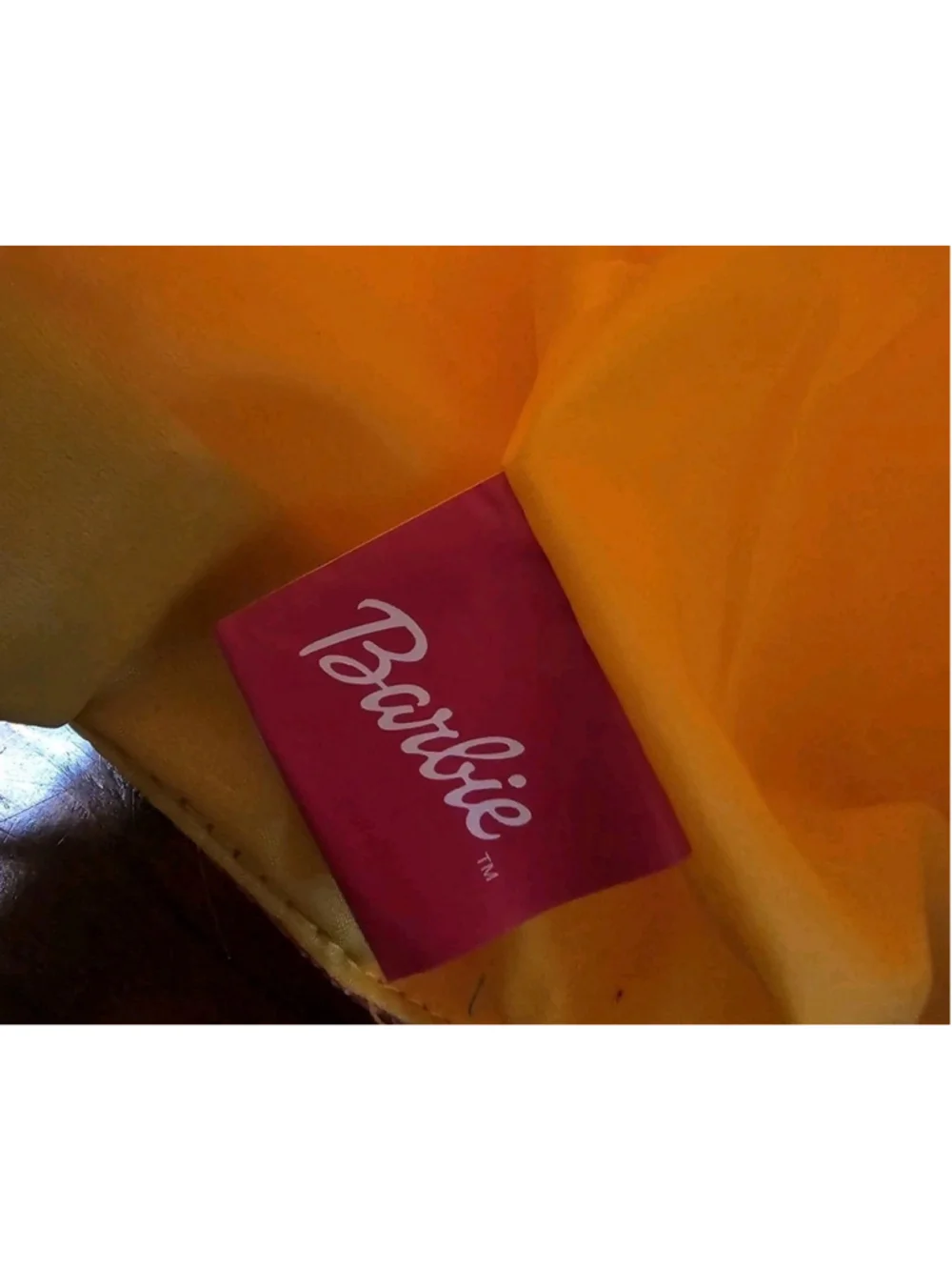 NWT 2003 Barbie Beach Tote Bag Pyramid Accessories Orange/Green Y2K Vintage Doll